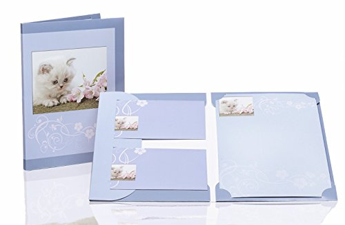 Rössler Kinder Briefpapier mit Umschlag | Pferde Mädchen Geschenk | Schreibset Kinder | Katzen Motivpapier | Briefpapier Mädchen und Jungen | 185 x 260 x 9mm | 1 Stück | Motiv: Samtpfote | Schreib Set mit Motivpapier und Umschlägen für Kinderbriefe, Einladungen und kreative Nachrichten