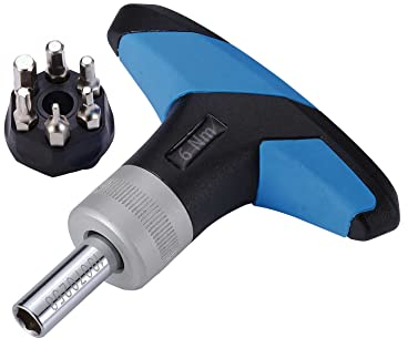 BBB Cycling - Utensili per biciclette - Chiave dinamometrica con 5 chiavi esagonali e 6 adattatori - Modello TorqueFix BTL-119