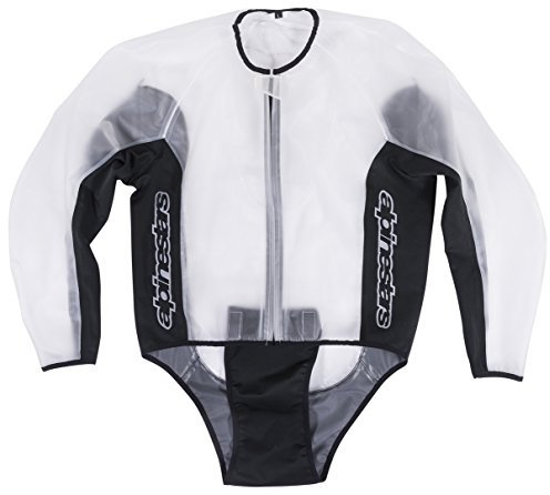 Alpinestars Racing Rain Jacket Motorrad Regenjacken transparent Regenjacke für Herren und Damen Wasserdicht Leichte Windjacke Motorrad Fahrrad Regenmantel Größe 3XL