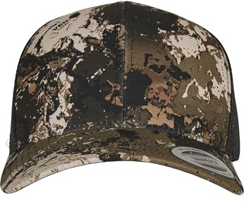 Flexfit Unisex Veil Camo retro truckerkeps basebollkeps, wideland, en storlek