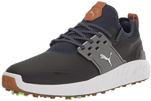 Puma Ignite Articulate, Zapatos de Golf Hombre, Peacoat Silver Quiet Shade, 44.5 EU