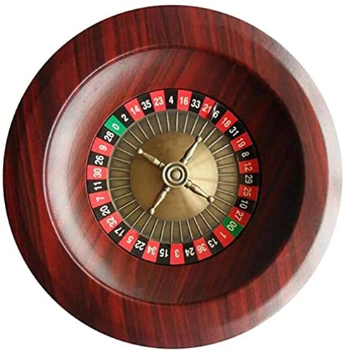 Ecoodisk 12-Zoll-Tischspiel-Gewinnspiel Roulette, russischer Casino-Klasse Luxus-Holzwabtrad, Desktop-Requisiten, Spiele Nacht
