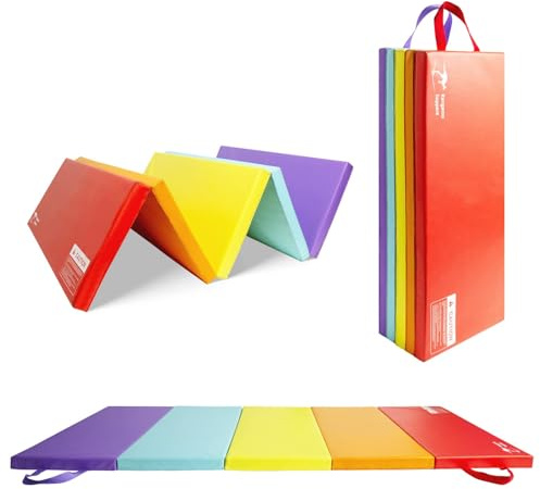 Kangaroo Hoppers Gymnastics Tumbling Mats Foldable Gym Tumble Mat for Kids