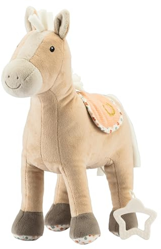 Sterntaler Spieluhr L Pferd Sunny - Kuscheltier waschbar mit herausnehmbarer Spieluhr, Schlaf Kindchen Schlaf - Einschlafhilfe, wirkt beruhigend zuhause & unterwegs, lichtbeige