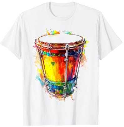 Timpani Instrument de musique Illustration graphique timbales T-Shirt