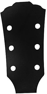 Metall Gitarrenhalsvorlage Schwarz, 1, 25mm für Ukulele und Gitarre | Luthier Arbeiten, Leicht zu Schneiden und Montieren, Präzise Modell Gq991