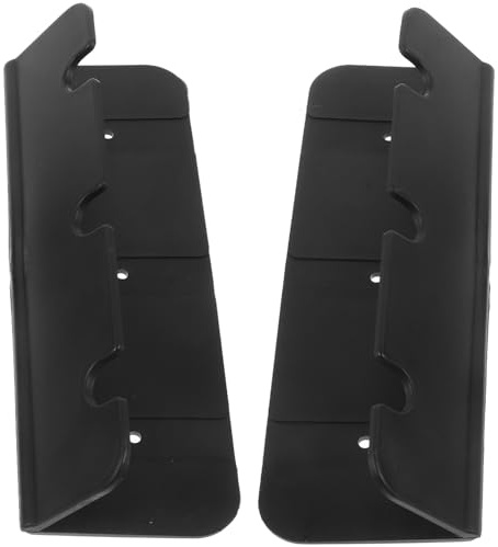 Kisangel Bootssitzhakenclips aus Kunststoff, Schwarz, 2 Stück | Boot Sitz, für Aufblasbare Yachten und Schlauchboote, Zuverlässige Fixierung, Schnelle Montage