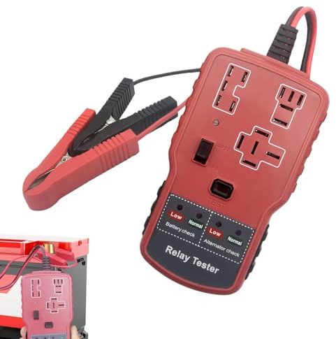 Batterie -Relais -Tester | Automobil -Relais -Tests Handheld -Indikator, Kfz -Batterieprüfung, tragbare elektrische Zubehör für Liebhaber, Familien