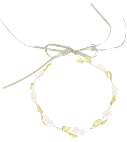 OATIPHO Diadema De Lirio Valles Floral Para Mujer Tocado De Flores Para Novia Dama De Honor Accesorio De Boda Estilo Natural Para Fotos y Ceremonias