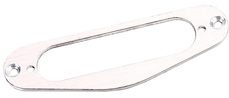 HYTROVE St Stil Humbucker Ring aus Silbernem Metall für Single Coil Tonabnehmer Selbstgemacht Ersatzteil mit Feiner Verarbeitung für E-gitarren Zubehör
