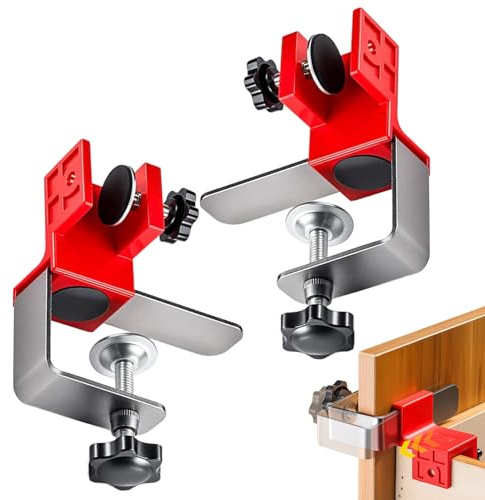 Drawer Front Clamps - Cabinet Mounting - Jig Tool Kit Adaptive Frame Positioning Fixings | Precision Installation Tools for Furniture Kitchen Door Construction Assembly Workshop Woodworking
