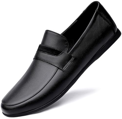 PPXID Mocassin Homme Loafers Cuir Chaussures Ville Décontractées Homme Chaussures Bateau Elégantes Chaussure Mariage