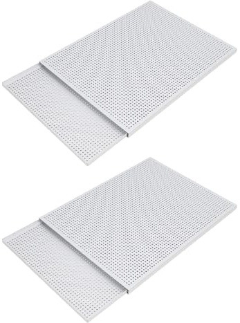 Juego de 2 bandejas de horno de aluminio anodizado, 35 x 25 cm, antiadherentes, robustas para hornear, bandeja para hornear croissant, de aluminio anodizado