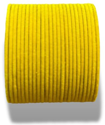 CHOHAN'S Handmade Velvet Bangles Set of 24 Lightweight Traditional Indian Bangles for Women & Girls, Skin-Friendly Multi-Color Ethnic Jewellery for Weddings, Festivals & Party Wear (Yellow, M (2.6)