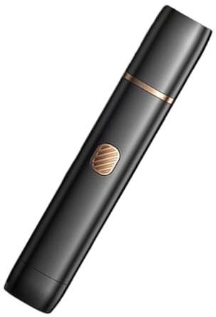 AMUSLESUR Recortador de Vello Nasal USB para Hombres y Mujeres Sistema de Doble Filo y Cabezal Lavable, Adecuado para Viajes y Uso al Aire Libre