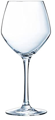 Chef&Sommelier - Lot de 6 Verres à Pied Cabernet Vins Jeunes en Cristallin - Verres de Dégustation Sobres et Élégants - Résistance Hors Norme - Transparence Absolue - Verres à Vins de 47 cl