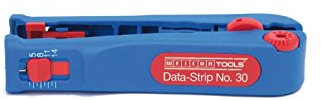 WEICON TOOLS Data-Strip N° 30 / Pince à dénuder / Câbles de données, câbles téléphoniques, câbles de commande, câbles spéciaux / Coupe-fil latéral