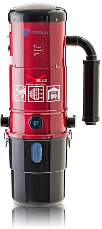 Prolux CV12000 Central Vacuum – 25 Year Service Promise, No Suction Loss Design, Made in North America, 2-Stage Bypass Motor, Large Capacity Powerful System