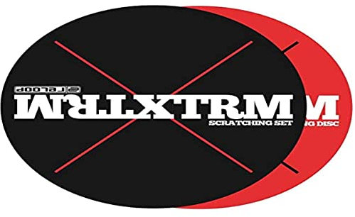 Reloop XTRM Scratching Set - speciale foglio scorrevole, feltro slipmat (extra duro), graffi estremi e backspinning, riduce l'attrito tra slipmat e piatto