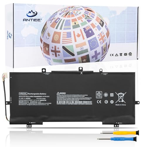 ANTIEE VR03XL Laptop Battery Replacement for HP Pavilion 13-D 13-D046TU 13-D025TU 13-D024TU 13-D051TU Series 816497-1C1 HSTNN-IB7E TPN-C120 11.4V 45Wh