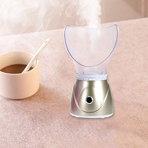 Facial SPA Pores Steam Skin Sauna Beauty Face Mist Thermal Steamer Clean Hot (GOLD)