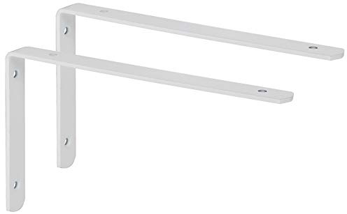 Sayayo hyllkonsol hörnfästen vinkelfäste 250mm X 150mm, vit, 2st.