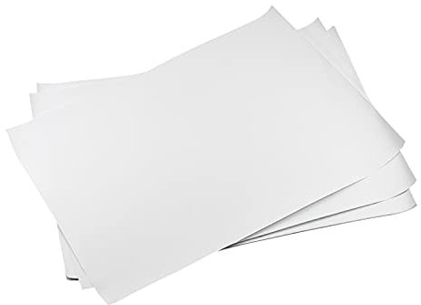 Othmro Dark Heat Transfer Papier A3 für Baumwolle (ein Blatt) 297 mm Breite 420 mm Länge Weiß A3 Mode bedruckbares Papier personalisieren für Drucker 5 Stück