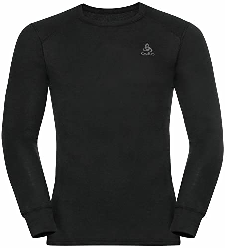 Odlo Thermounterwäsche für Herren Active Warm Langarm I Thermoshirt I Warme Skiunterwäsche mit Rundhals