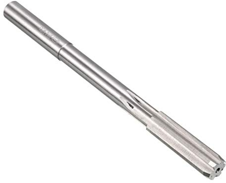 uxcell 14mm Chucking Reamer, HSS Cobalt M35 Lathe Machine Reamer D4 6 Straight Flutes, Round Shank Milling Cutting Tool, for Stainless Steel Alloy Copper Metal