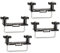 LST U-Bügel 80mm Montagesatz Set Metall Pulverbeschichtet Dachbox Dachkoffer Box