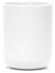Douceur d'Intérieur, Gobelet (Diamètre 7,3 x 9,5 cm) Mambo Blanc, Grès Uni Soft Touch