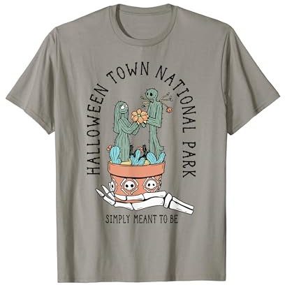 Disney The Nightmare Before Christmas Jack & Sally Cactus T-Shirt