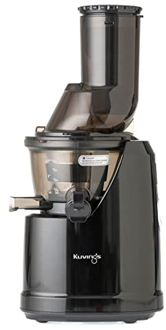 Kuvings B1700 Whole Slow Juicer with 76mm Wide Feed Chute, Pearl Black