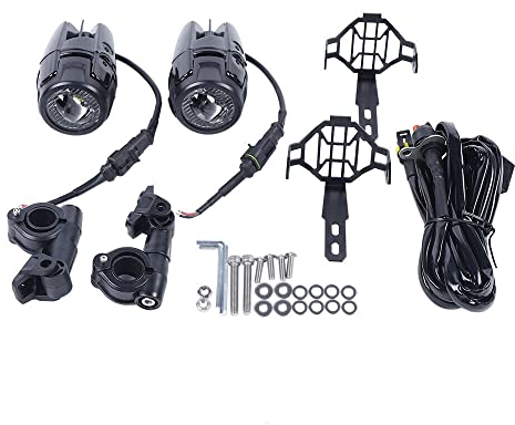 Fendinebbia per moto, fendinebbia, fari per moto, fari supplementari, luci di guida, compatibili con BMW R1200GS F800GS