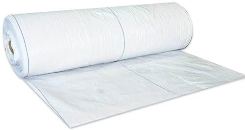 WXQTM Unkrautbekämpfung Membrane Gartenbaugrundtuch Weiß für Terrassen Gärten Blumenbeete und Obstgärten, Verschiedene Größen (Size:0.7x200m)