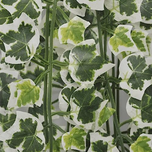 Edera artificiale verde-bianco, 90 cm, 2 pezzi, 241367