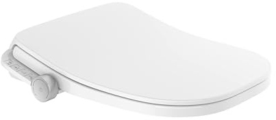 Roca A804057021 - Siège Multiclean® M4 SQUARE COMPACT avec fonctions de lavage et de séchage, couleur blanche