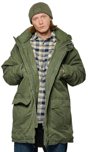 Kaporal - Parka Kaki Homme - Bruno - L - Kaki