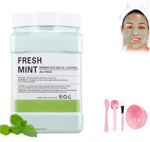 Jelly mask anti-aging hydrogel peel off mask, gelé ansiktsvård maskpulver, ansiktsmask för spa, hudvård, fuktgivande ansiktsmask