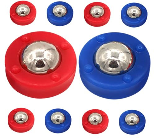 YARNOW 10piezas Bolas De Curling para Mesa Accesorios De Disco Giratorio Equipo De Bolos para Entretenimiento Interior Divertido Juego De Mesa Portátil Adultos