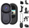 OBEST Cámara Accion 360 Visión Nocturna, POV Camara Casco Moto HD 1080P, Mini Vlog Camera Video Bodycam, Cámara Deportiva con Pantalla 0,85 Gran Angular 120 para Ciclismo, Acc Multifuncion