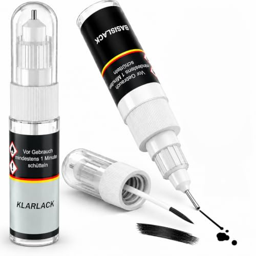 F1COLORS Lackstift 3x10ml WHITE WATER PEARL PPSW Multi-Coat Pinsel/Nadel-System #J336