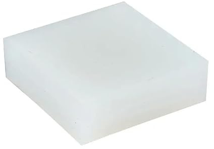 Kit d'assortiment de rondelles en caoutchouc, 1 pièce de joint en caoutchouc de silicone blanc hautement élastique, tampon souple, carré, résistant à l'usure, antichoc, 50/100/150/200/250/300 mm, épai