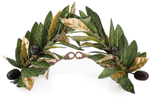 MOSTORY Elfen Kopfschmuck für Griechische Götter Kostüm, Oliver Blattkranz Römische Kopfschmuck für Faschingskostüme Karneval Göttin Toga Accessoires