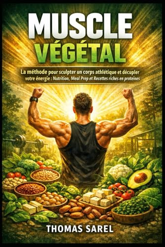 MUSCLE VÉGÉTAL: La méthode pour sculpter un corps athlétique et décupler votre énergie : Nutrition, Meal Prep et Recettes riches en protéines