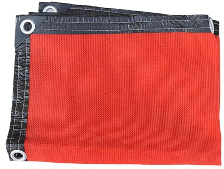 FytStycale Tennis Court Wind Screen Tennis Field Netting Mesh Windbreak Netting Fencing for Tournament Venue, red