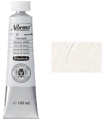 Schmincke – Norma® Professional - feinste Künstler-Ölfarben, Zink-Titanweiß - 120 ml