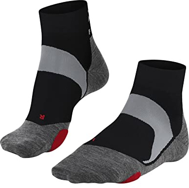 FALKE Unisex BC5 Fahrradsocken schnelltrocknende atmungsaktive nachhaltige Baumwolle Funktionsmaterial leicht gepolsterte Radsocken zum Sport antiblasen vegan Socken zum Radfahren 1 Paar | leichte Radsocken für tägliche Fahrten