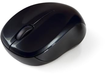 Verbatim trådlös GO nano-mus – optisk trådlös mus för PC och Mac med 2,4 GHz, 1 600 dpi upplösning, nano-mottagare, svart