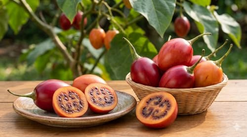 Tamarillo exótico - tomate árbol - 10 semillas - Cosecha fresca para balcón y jardín